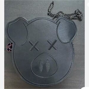 Jeffree Star Shane Dawson Black Pig Side Bag cross body purse